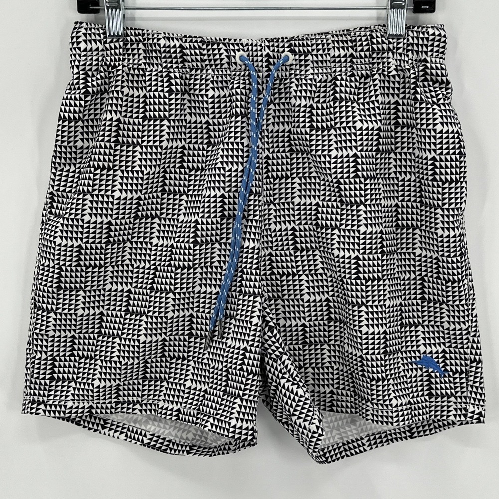 Tommy Bahama Relax Swim Trunks Mens‎ Small Lined Shorts Beach Geometric Uncommon
